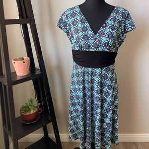 London style petite blue flowers